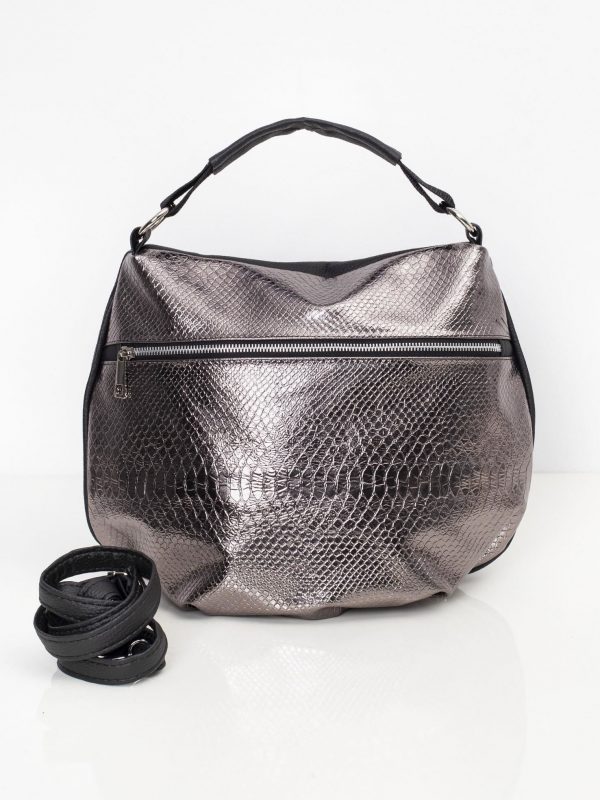 Silver Women's Shoulder Bag