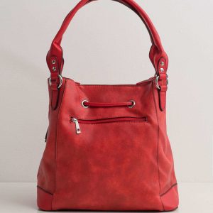 Red Urban Drawstring Bag