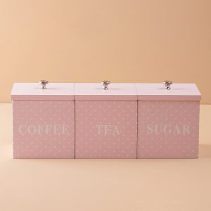 Pink Kitchen Container Set