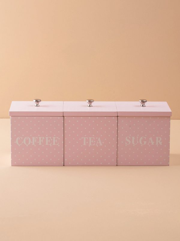 Pink Kitchen Container Set