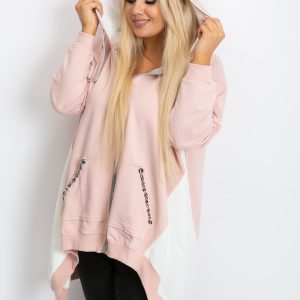 Dirty Pink Plus Size Diamond Sweatshirt