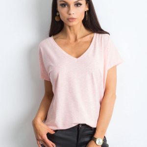 Light pink melange t-shirt Emory