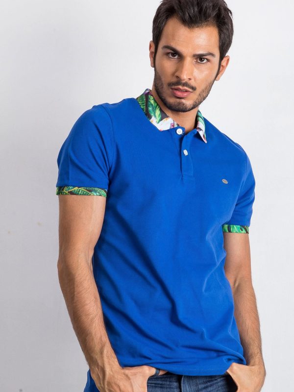 Blue Men's Polo Shirt Sour