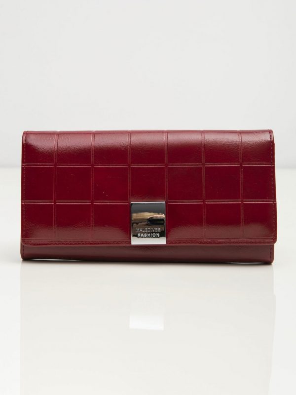 Dark Red Genuine Leather Wallet