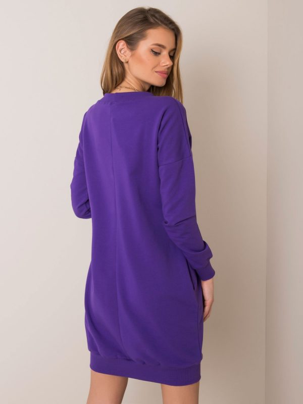 Dark purple dress Nessa RUE PARIS