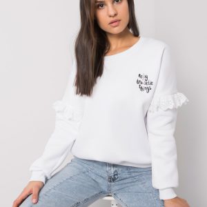 White hooded sweatshirt Alvah RUE PARIS