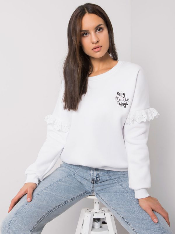 White hooded sweatshirt Alvah RUE PARIS