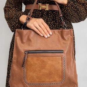 Brown Eco Leather Handbag