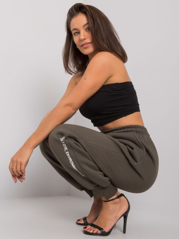 Dark khaki women's sweatpants Atlanta