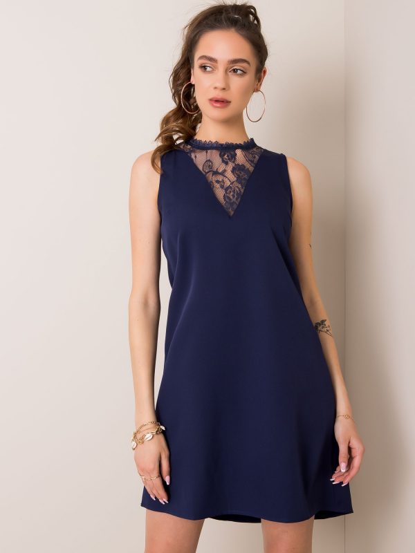 Navy blue dress Nola RUE PARIS