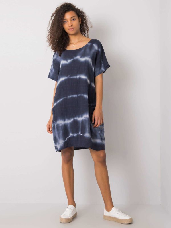 Navy blue casual dress Carlene