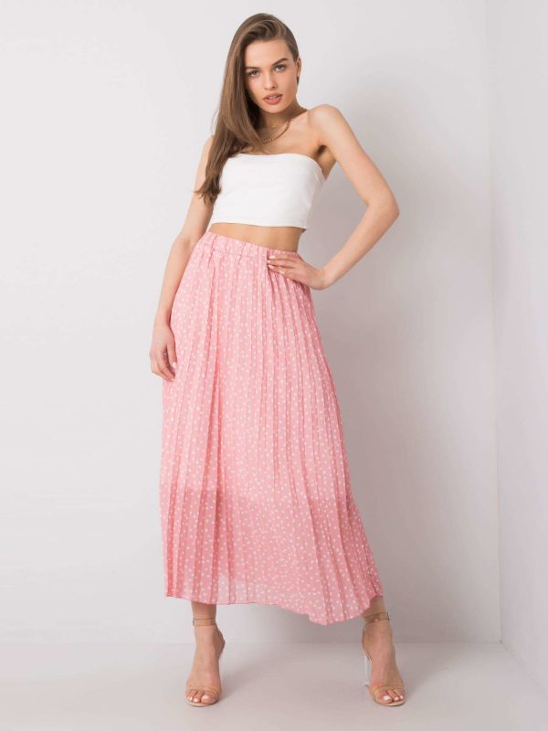 Pink pleated skirt by Beatriz SUBLEVEL