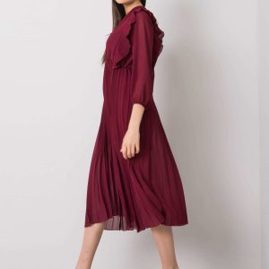 Burgundy Frankie dress