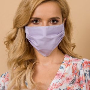 Light Purple Cotton Protective Mask