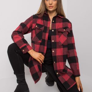 Red and black plaid shirt for women Greenville RUE PARIS