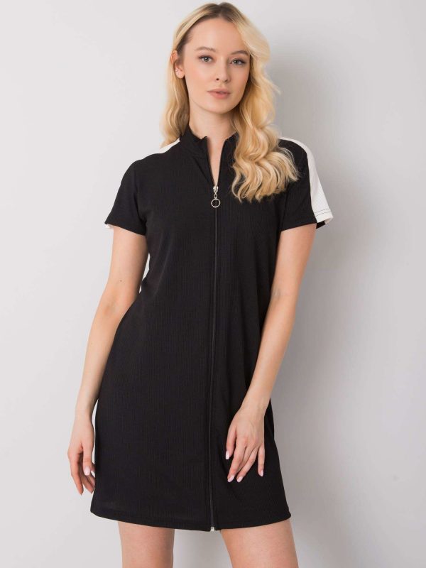 Black Casual Dress Seppa RUE PARIS