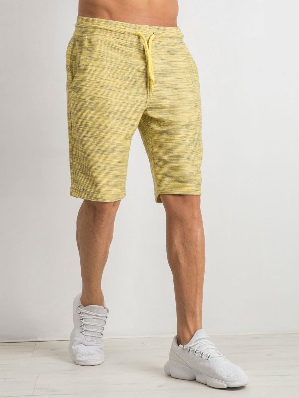 Light Yellow Shootpower Men's Shorts