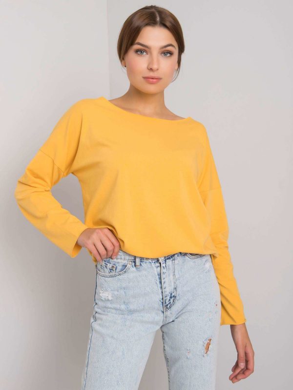 Yellow Leyah Long Sleeve Blouse