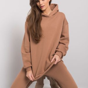 Camel sweatshirt two-piece set Lucia