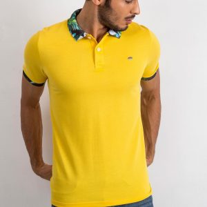 Yellow Men's Polo Shirt Sour