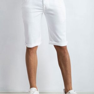 White Seeing Men's Shorts