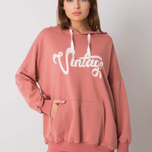 Anahita dirty pink kangaroo sweatshirt