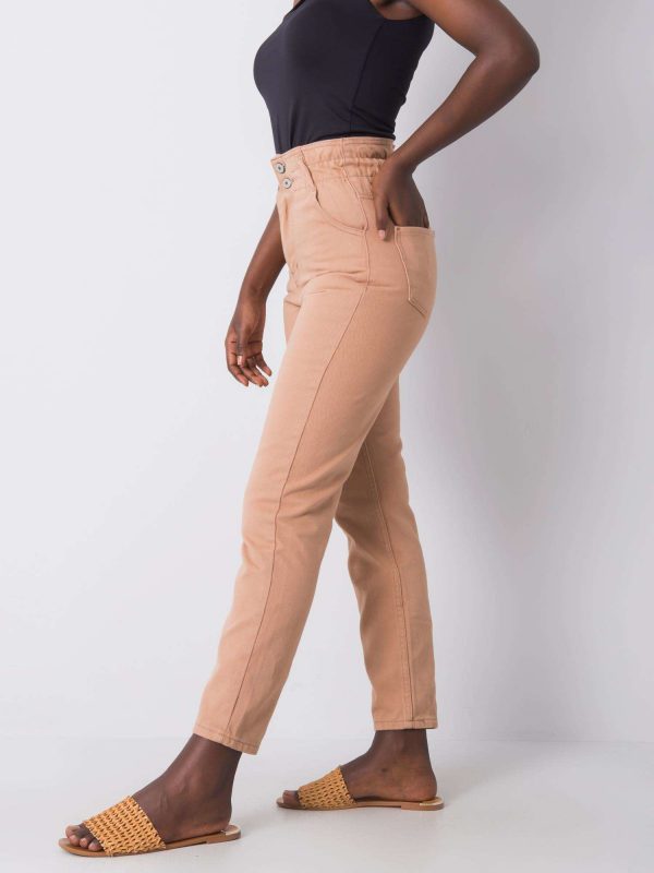 Light brown jeans for women Dream RUE PARIS