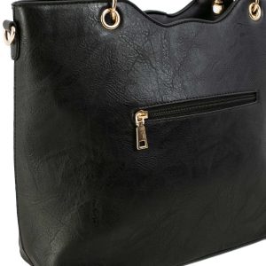 Black Women's Bag in Eco Leather