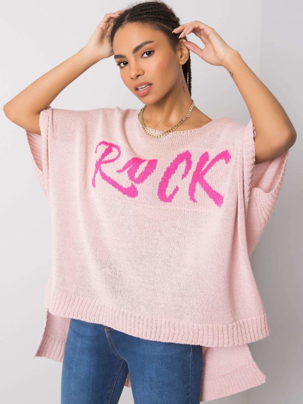 Thea Dirty Pink Oversize Sweater