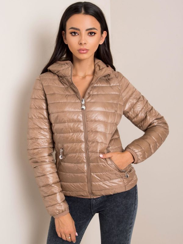 Beige double-sided jacket Sonja