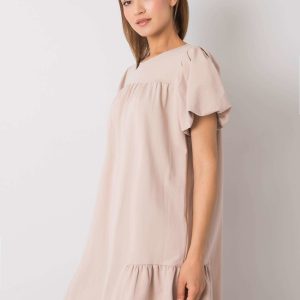 Beige cotton dress Liliyana RUE PARIS