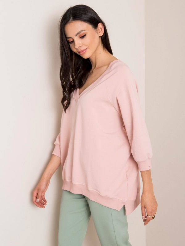 Sally RUE PARIS powder pink sweatshirt