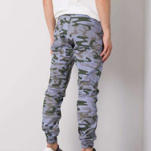 Blue Khaki Men's Camo Pants Luke