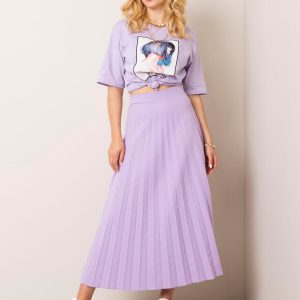 Light purple skirt Flavia RUE PARIS