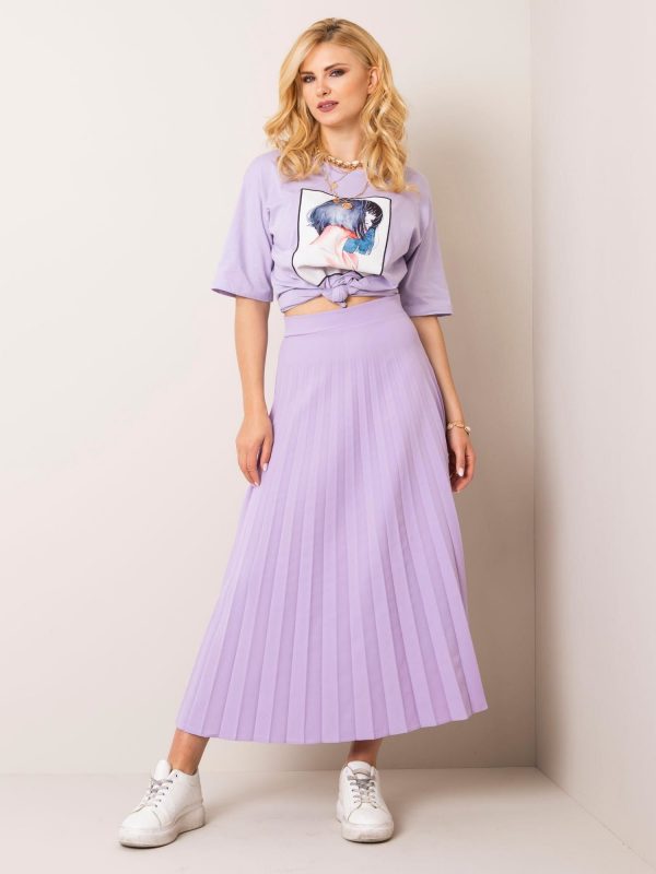 Light purple skirt Flavia RUE PARIS