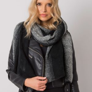 Black Knitted Scarf