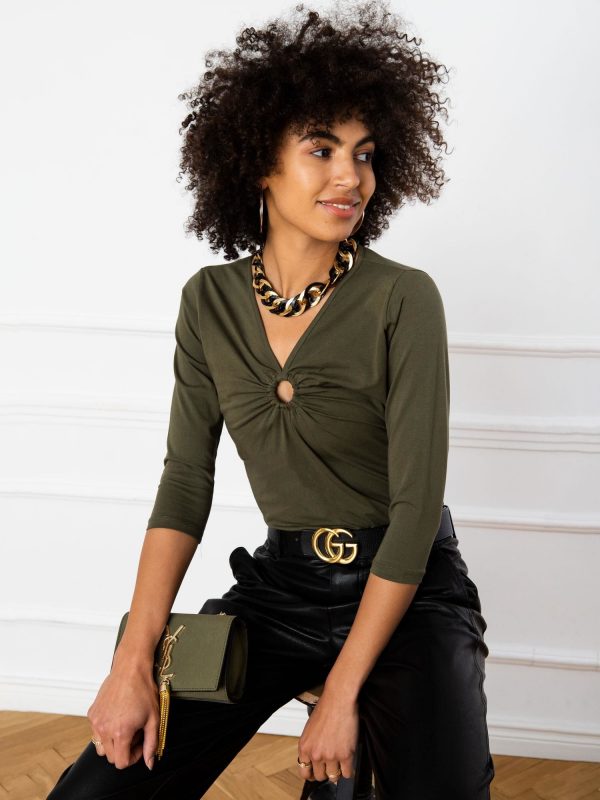 Khaki blouse Penny