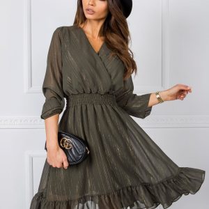 Khaki dress Cammy RUE PARIS