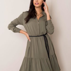 Khaki dress Stelle FRESH MADE