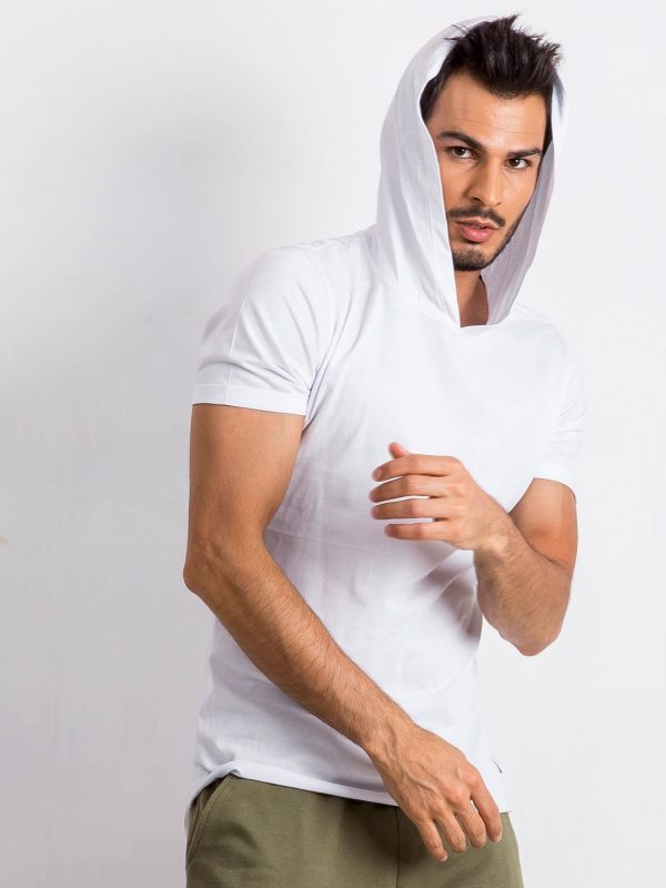 Men's White T-Shirt Lifter