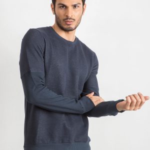 Navy blue sweatshirt for men Ricardo