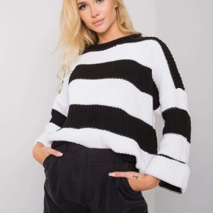 Black and White Bree Striped Sweater