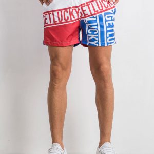 Regent men's white and red shorts