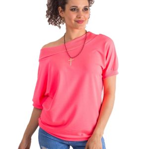 Fluo pink blouse Lemontree