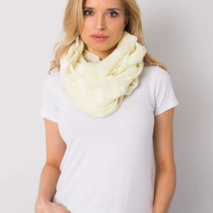 Yellow scarf in dots