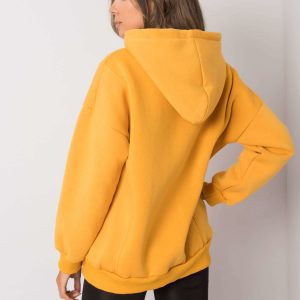 Mustard sweatshirt with pockets Aryanna