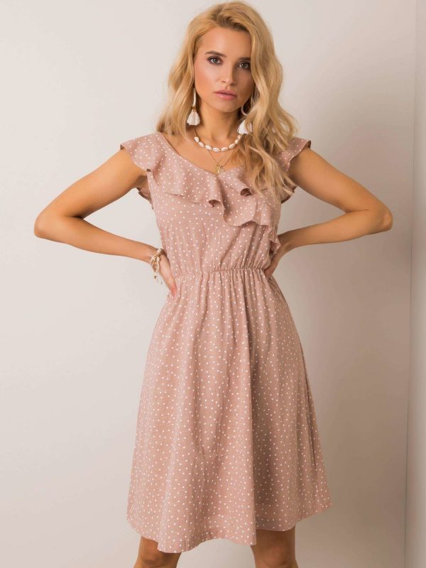 Beige dress Susan RUE PARIS