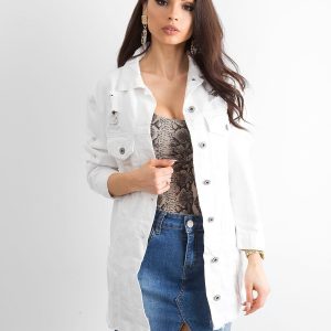 Modern White Denim Jacket