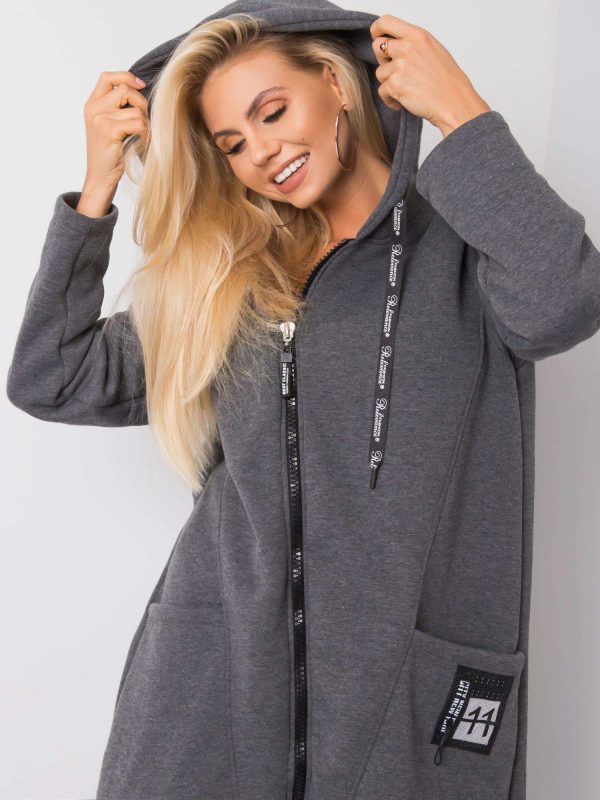 Dark Grey Sweatshirt Serena