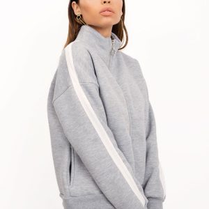 RUE PARIS Grey sweatshirt Harriet